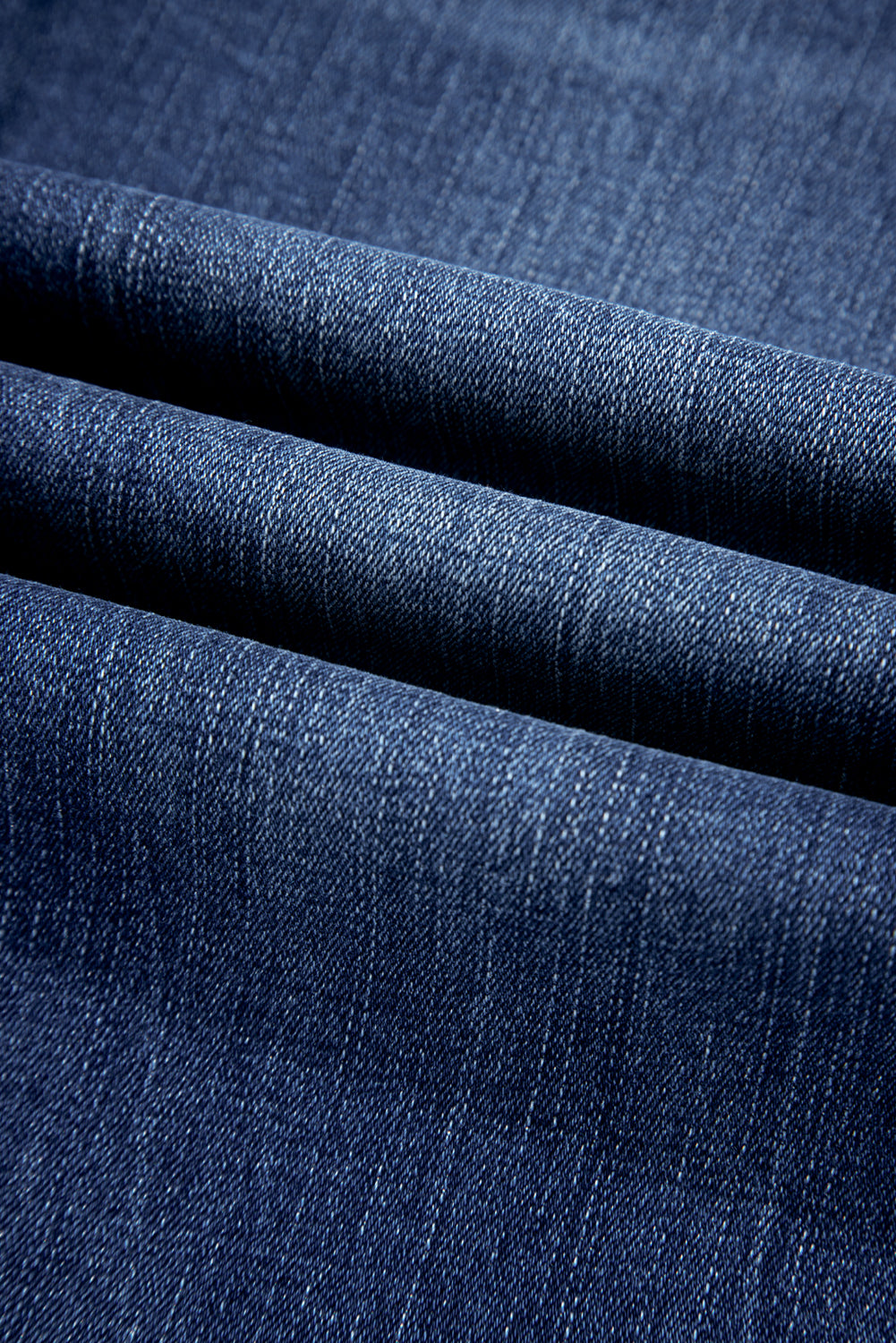 Mineral Washed Raw Hem High Waist Flared Jeans