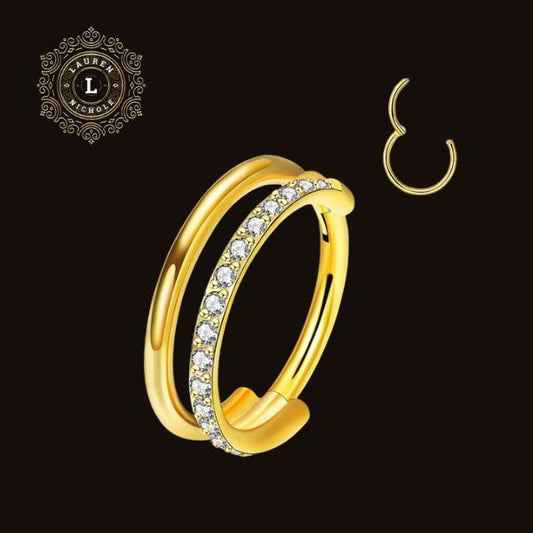 Luxe G23 Titanium Hoop Ear & Nose Rings in 6 Styles