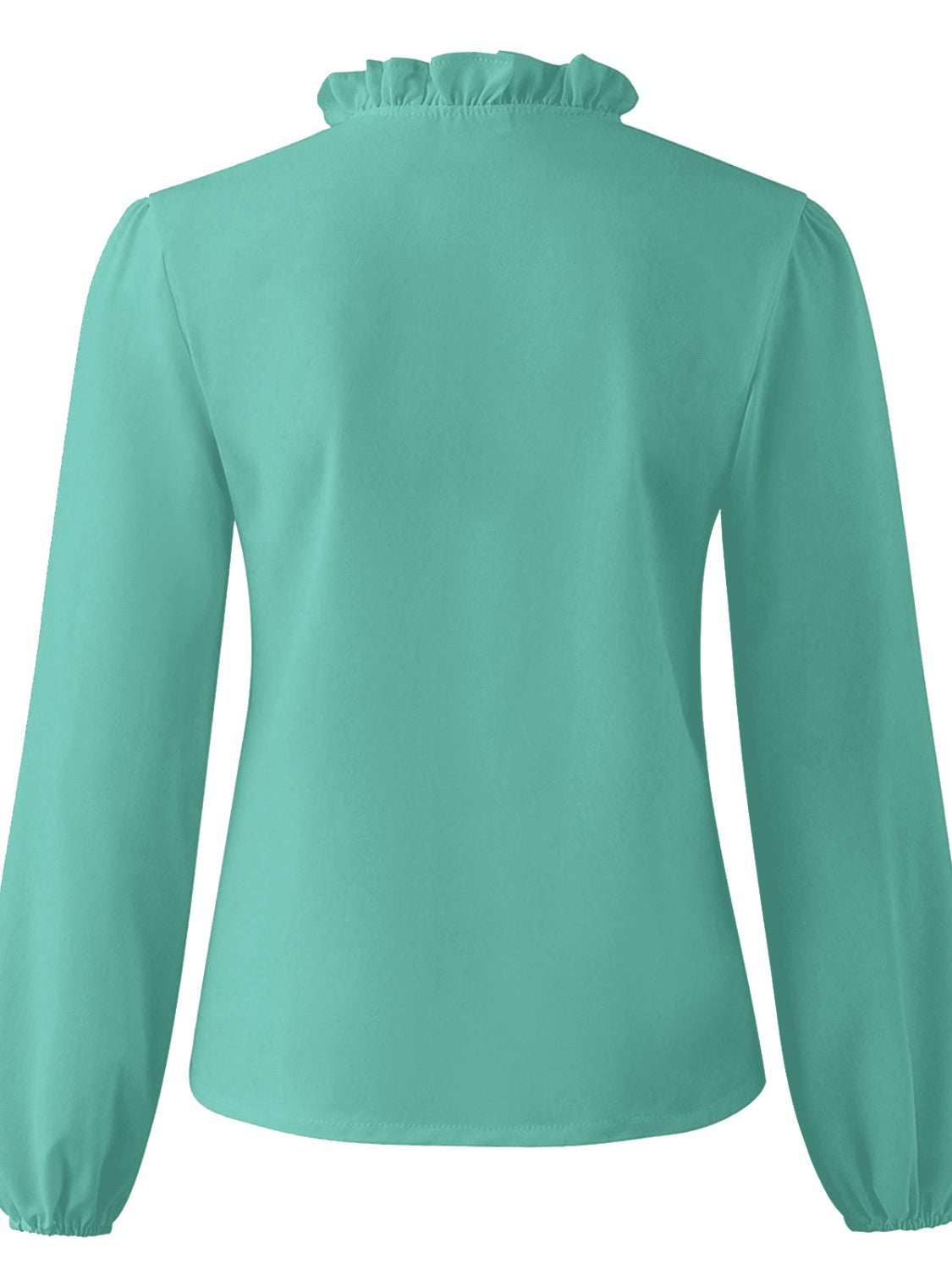 5 Elegant Ruffle V-Neck Blouse Shirt (S - 5X)