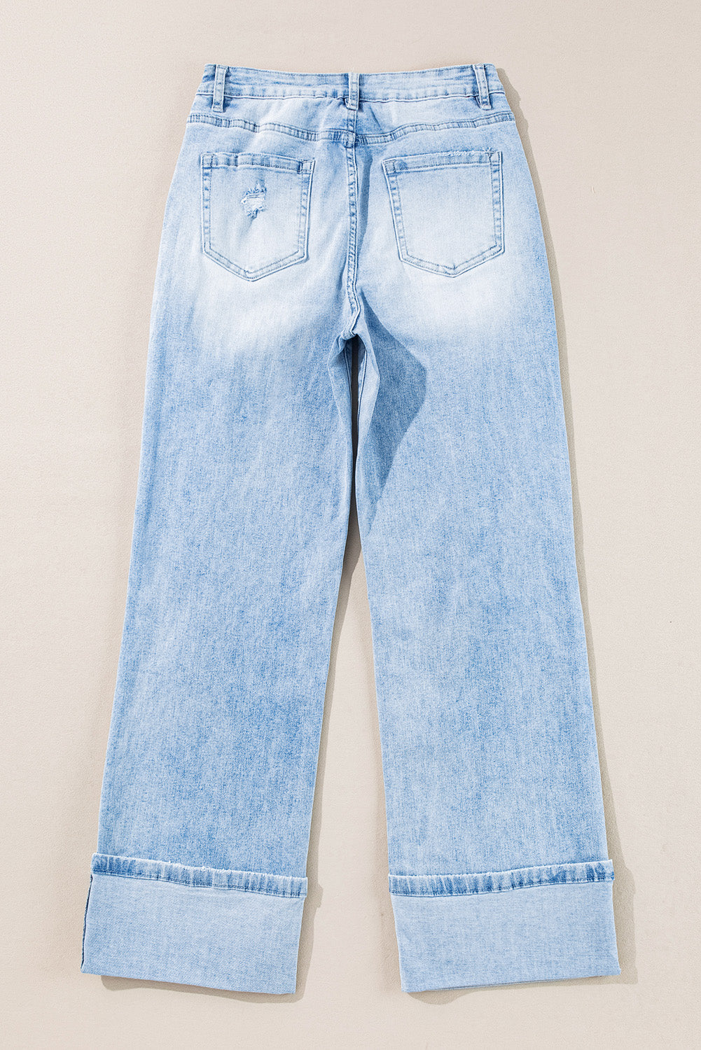 The Classic Distressed Straight Legged Ankle Jeans (Size 6 - 16)