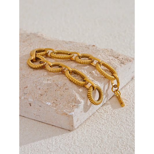 18K Gold Plated Chain Bracelet