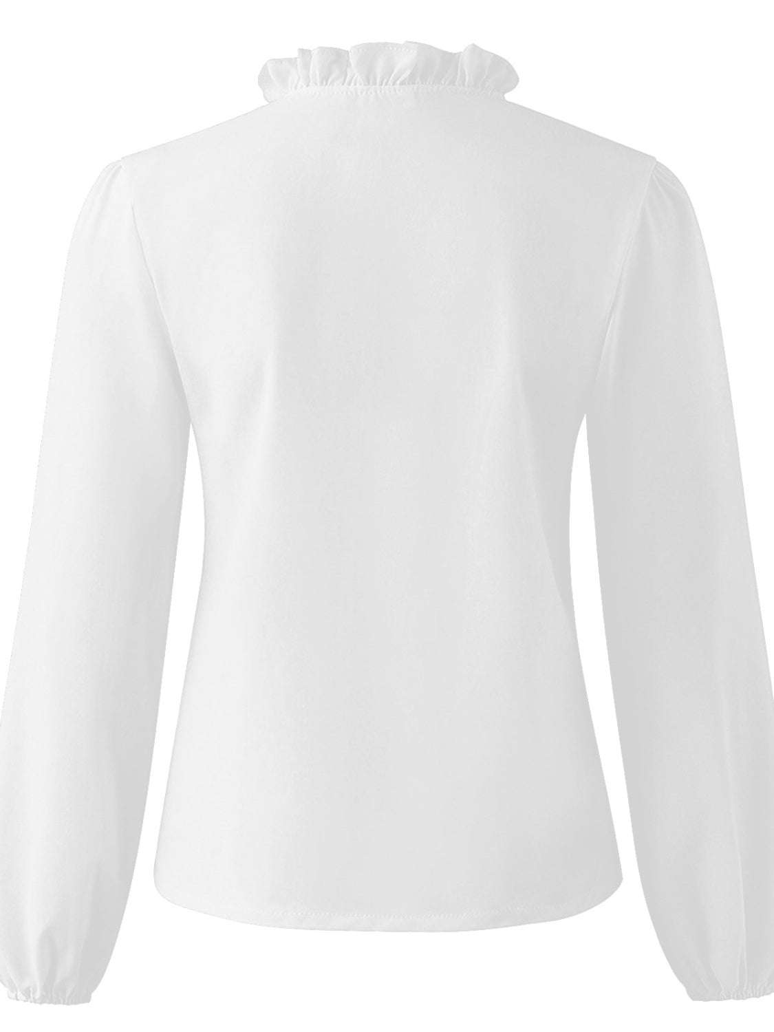 5 Elegant Ruffle V-Neck Blouse Shirt (S - 5X)