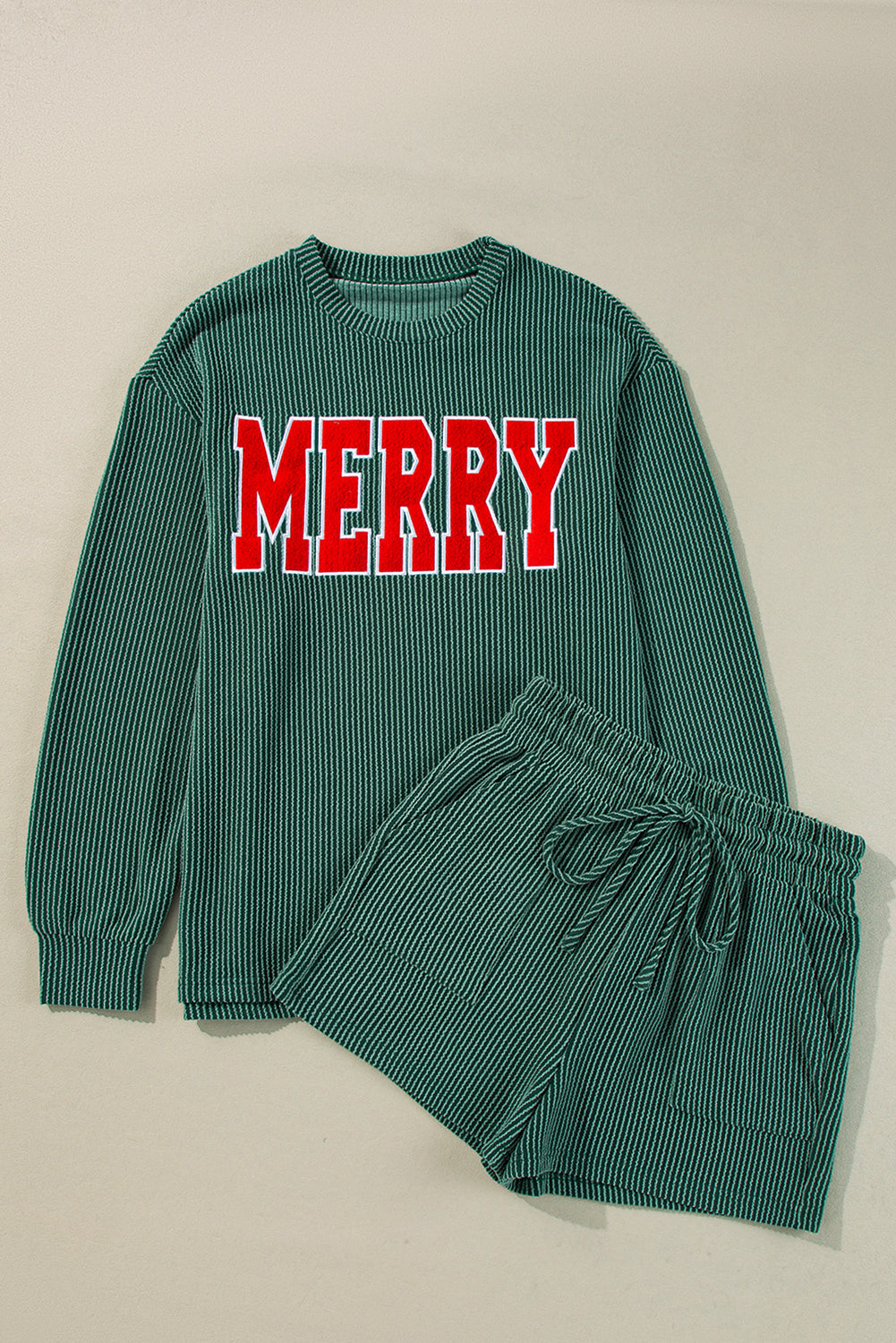 Cozy Merry Shirt & Shorts Lounge Outfit