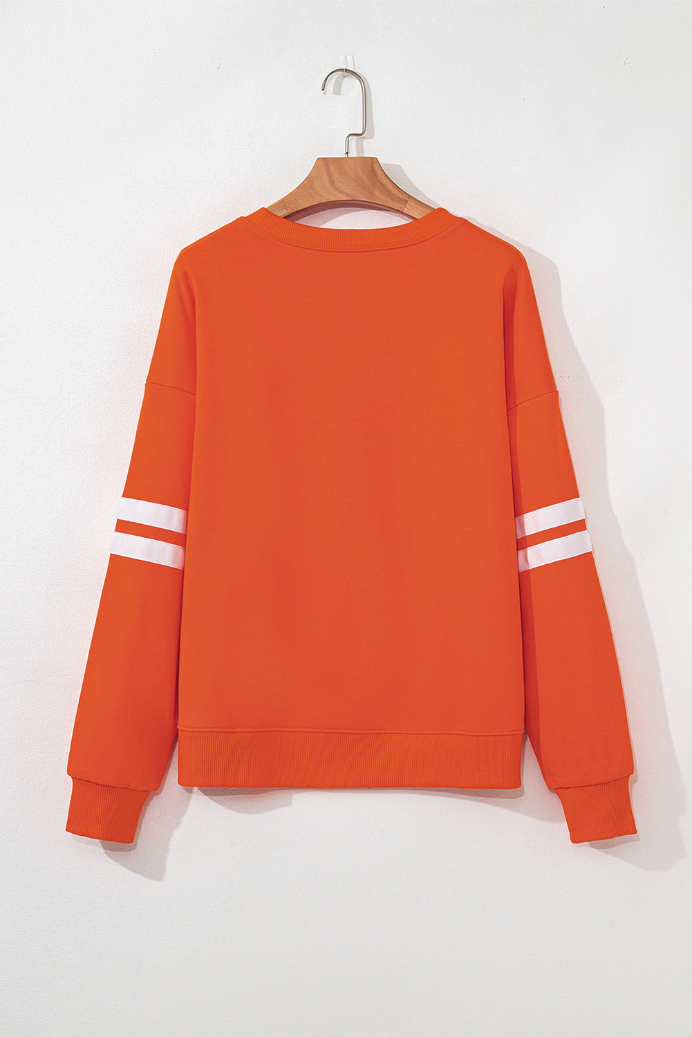Activepologie Comfy Black Varsity Stripe Oversized Sweatshirt in 5 Colors
