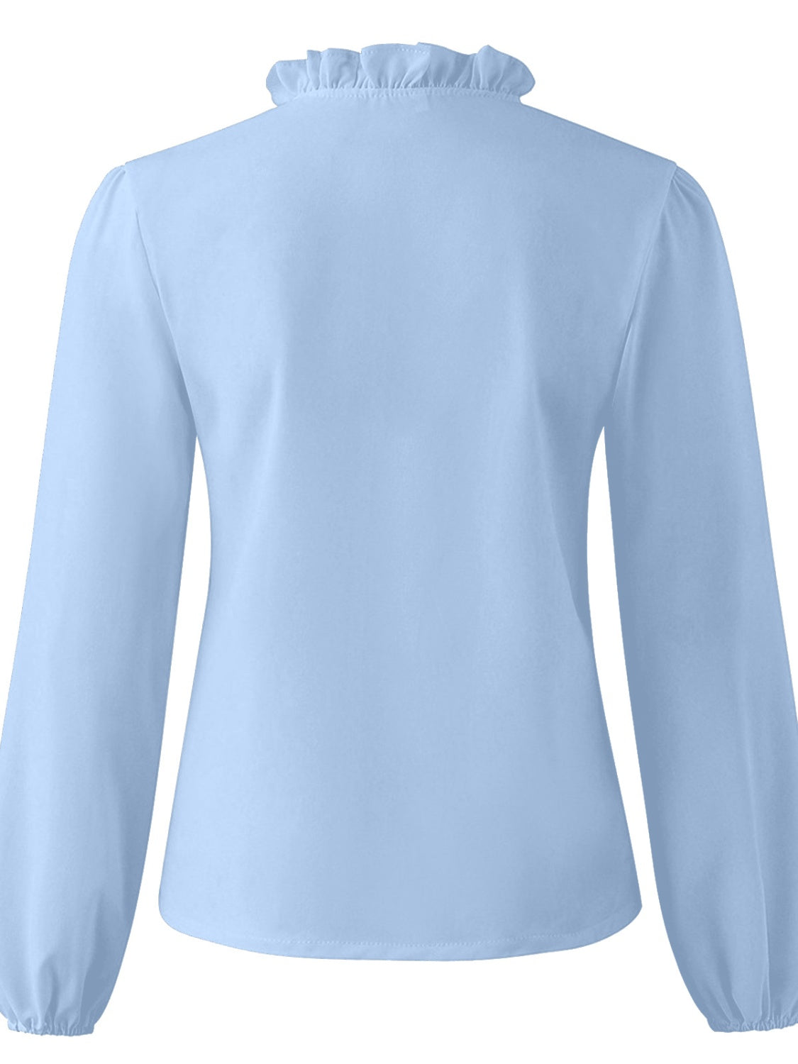 5 Elegant Ruffle V-Neck Blouse Shirt (S - 5X)