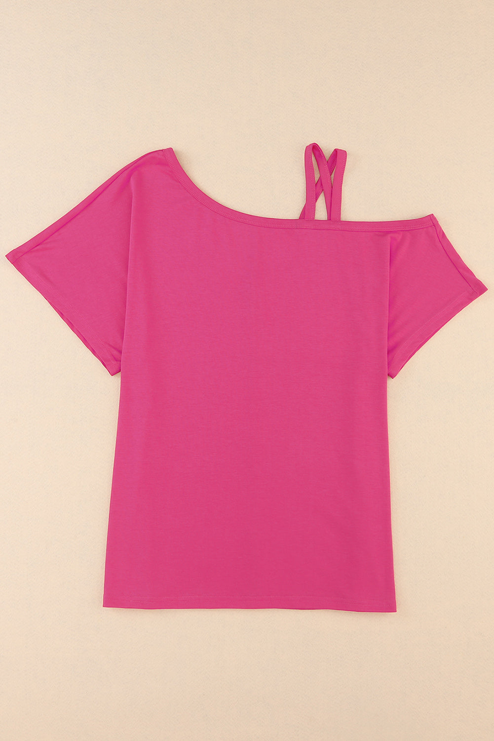 Black Crisscross Cold Shoulder Tunic Shirt