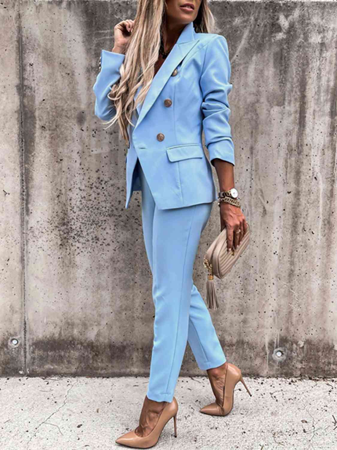 7 Lapel Collared Women's Suit (S - 2X)