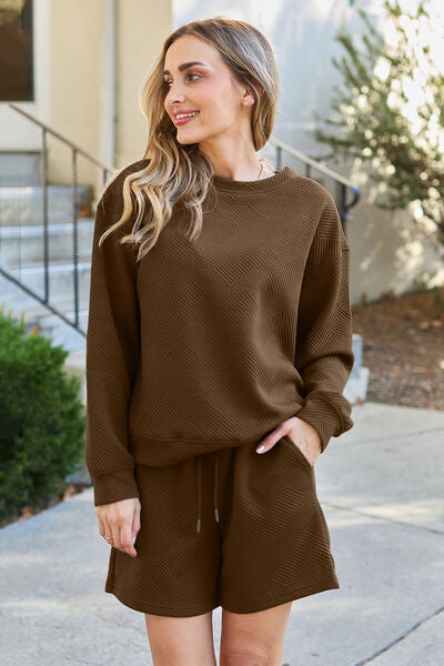 5 Comfy Textured Shorts Outfit (S - 2X)