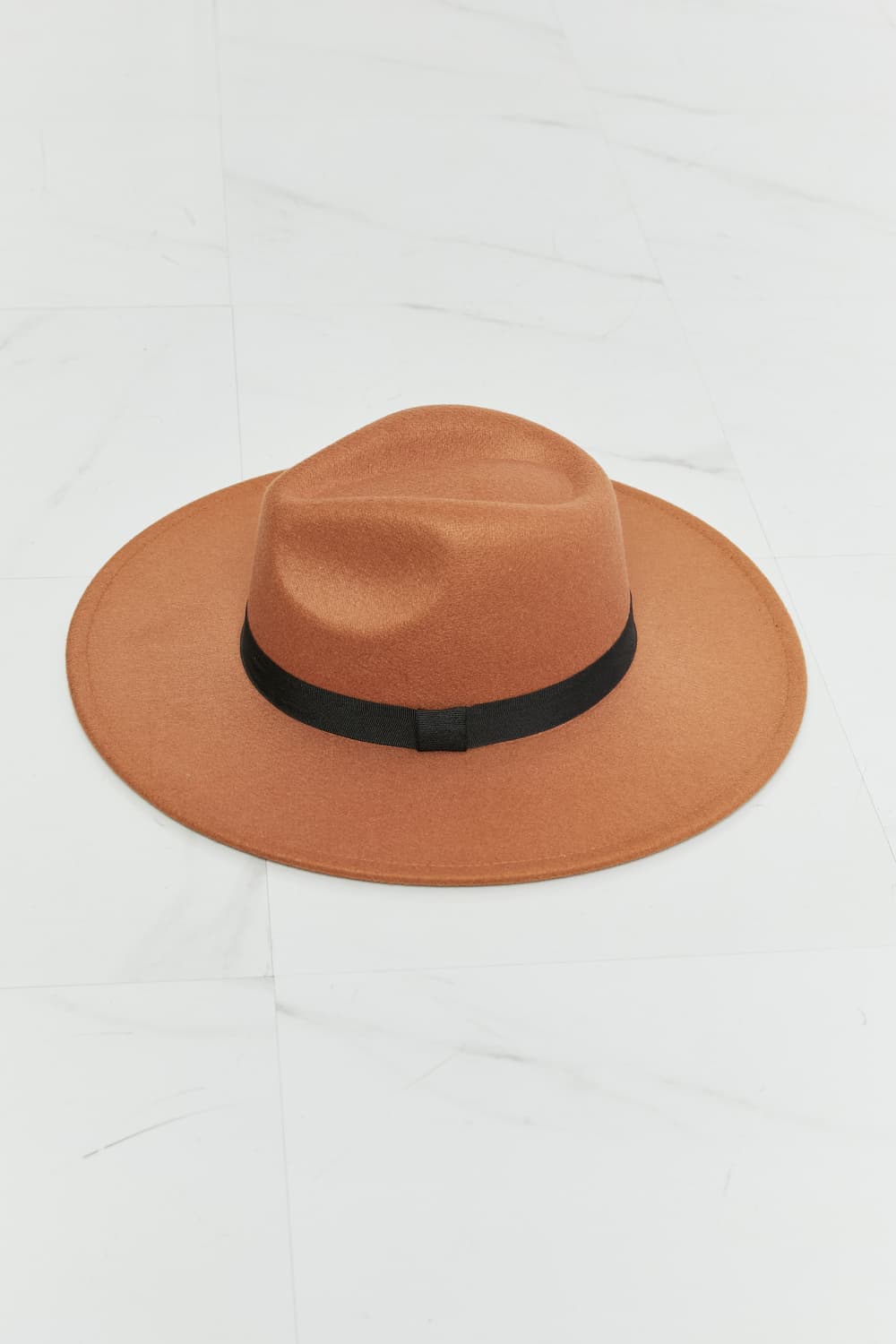 Classy Tan Fedora Hat