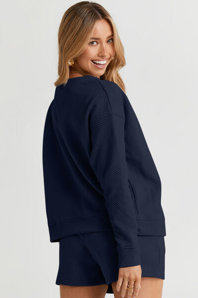 5 Comfy Textured Shorts Outfit (S - 2X)