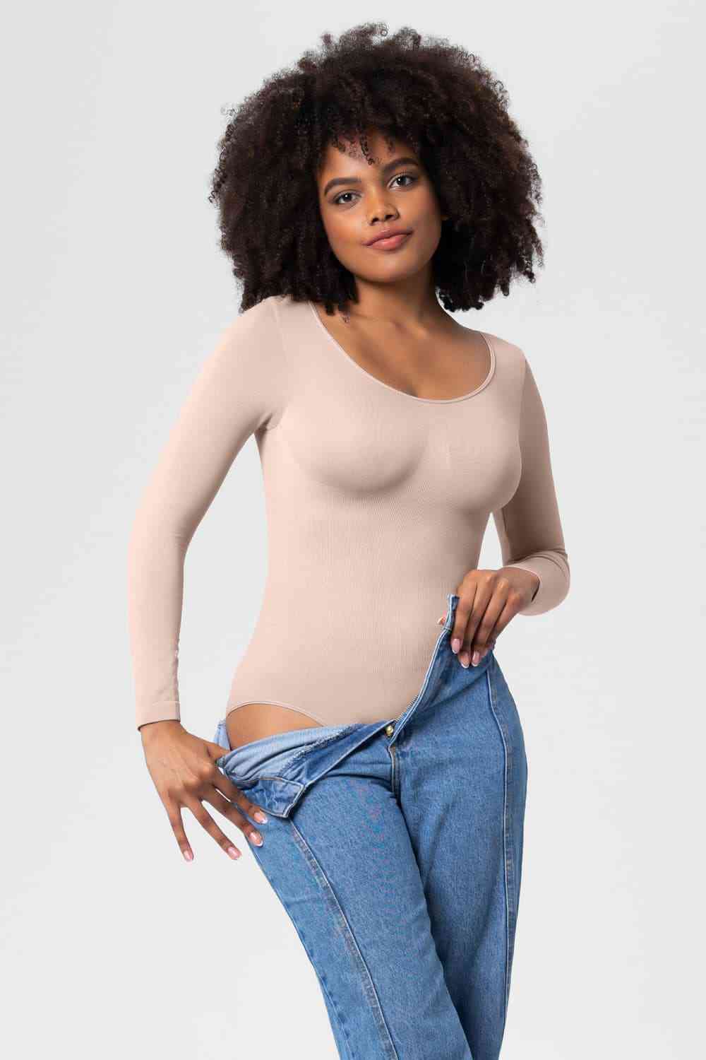 3 Long Sleeve Shaping Bodysuit (S - 3X)