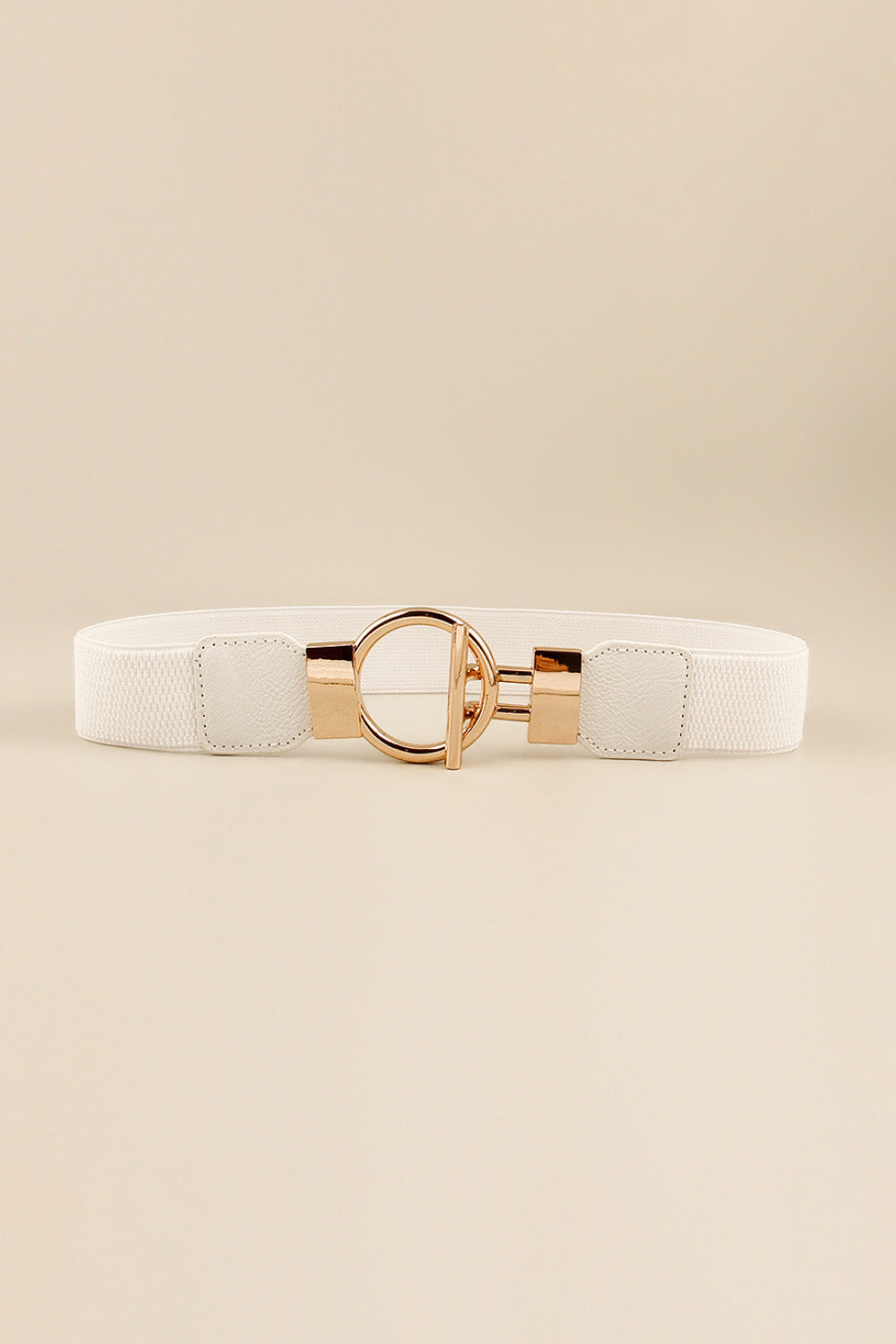 Circle Buckle Vegan Belt ( 3 Colors)