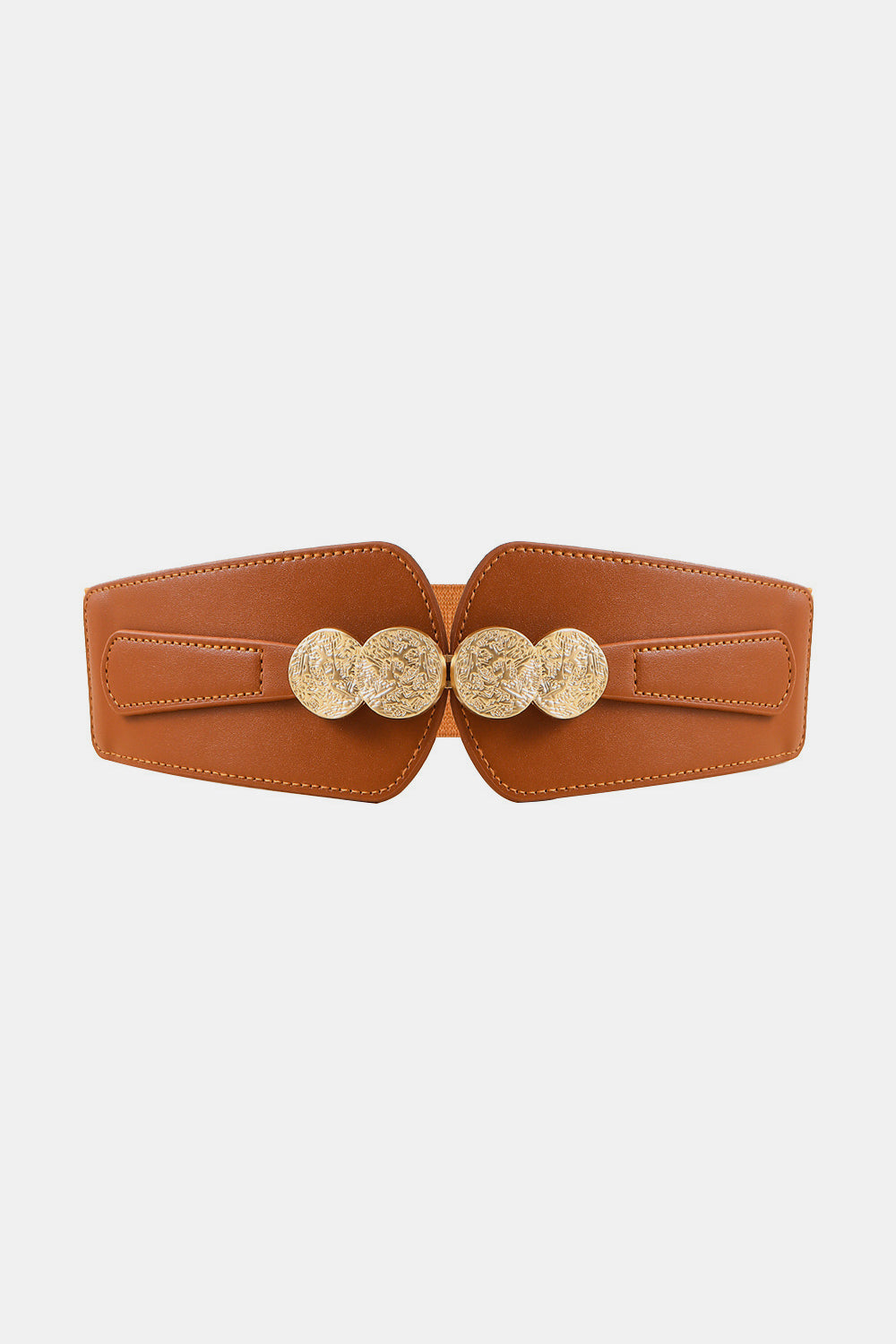 Vegan Buckle Elastic Belt ( 2 Colors)