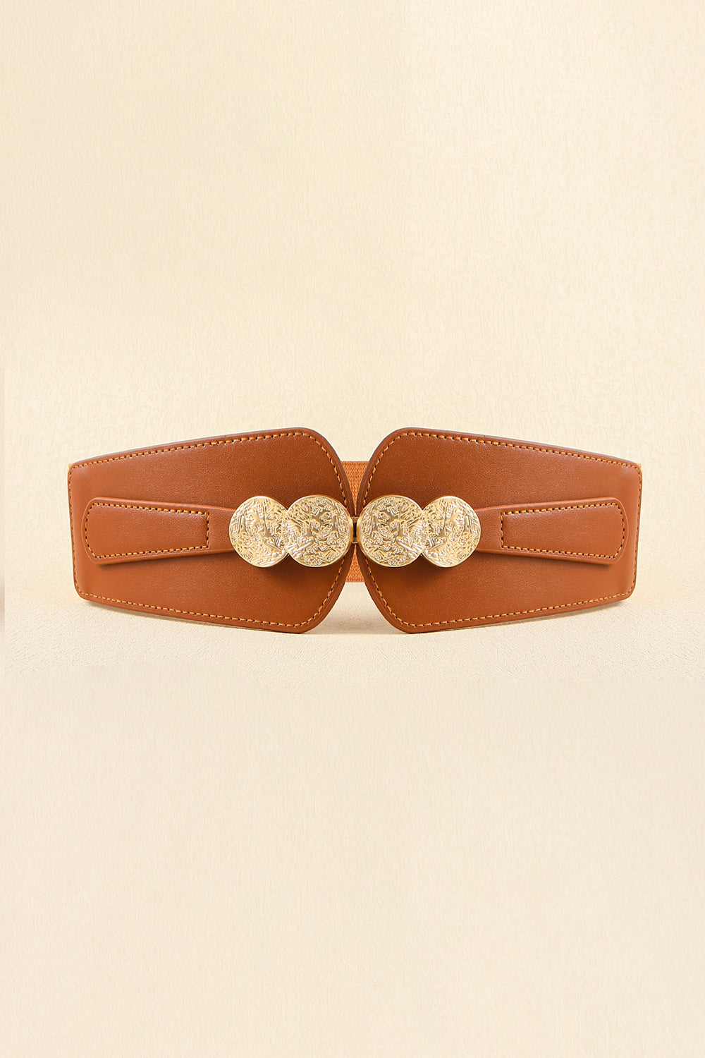 Vegan Buckle Elastic Belt ( 2 Colors)