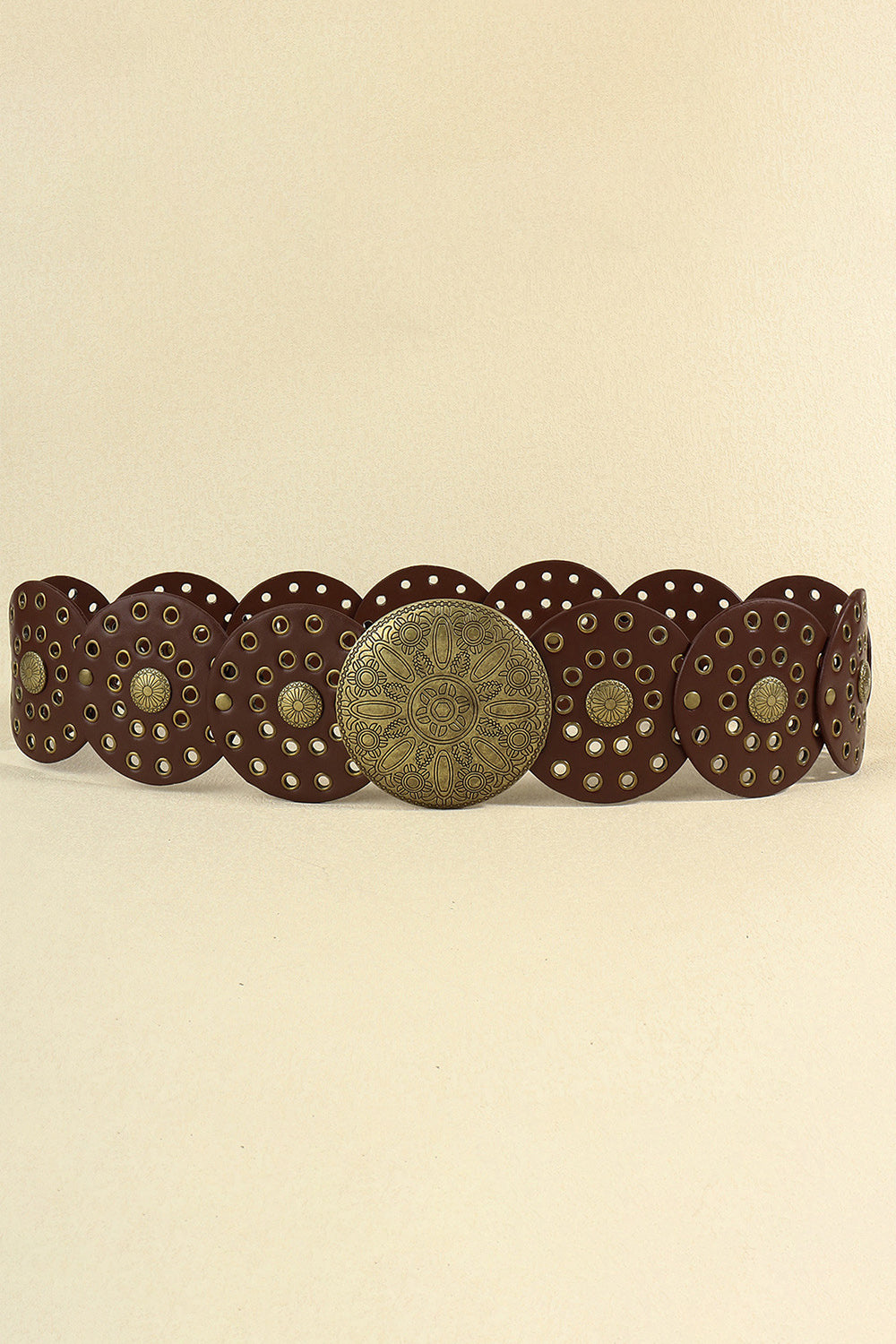 Zinc Alloy Vegan Disc Belt