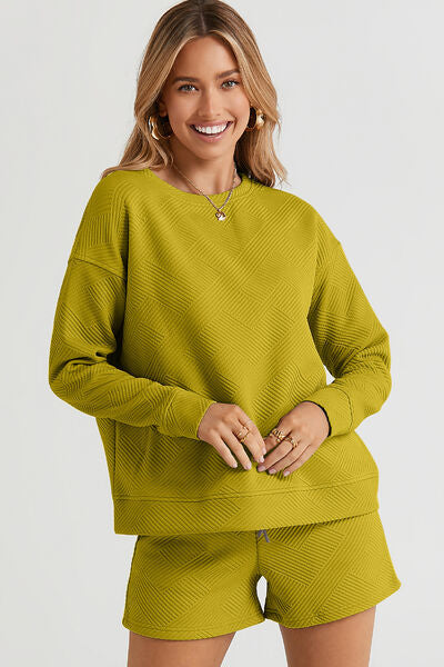 5 Comfy Textured Shorts Outfit (S - 2X)