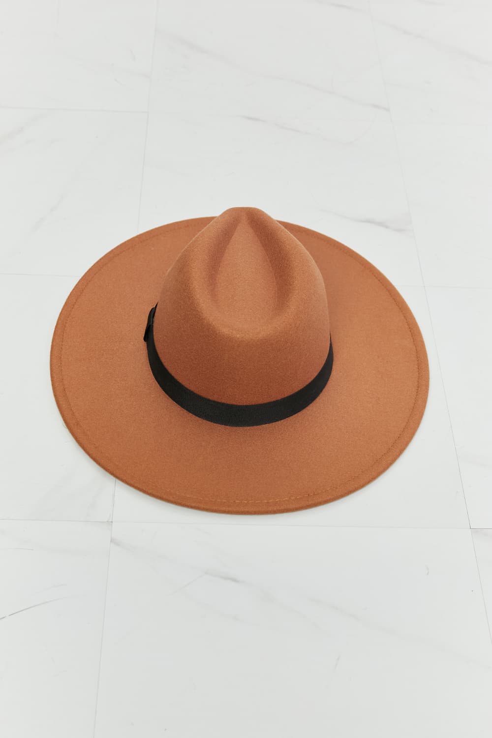 Classy Tan Fedora Hat