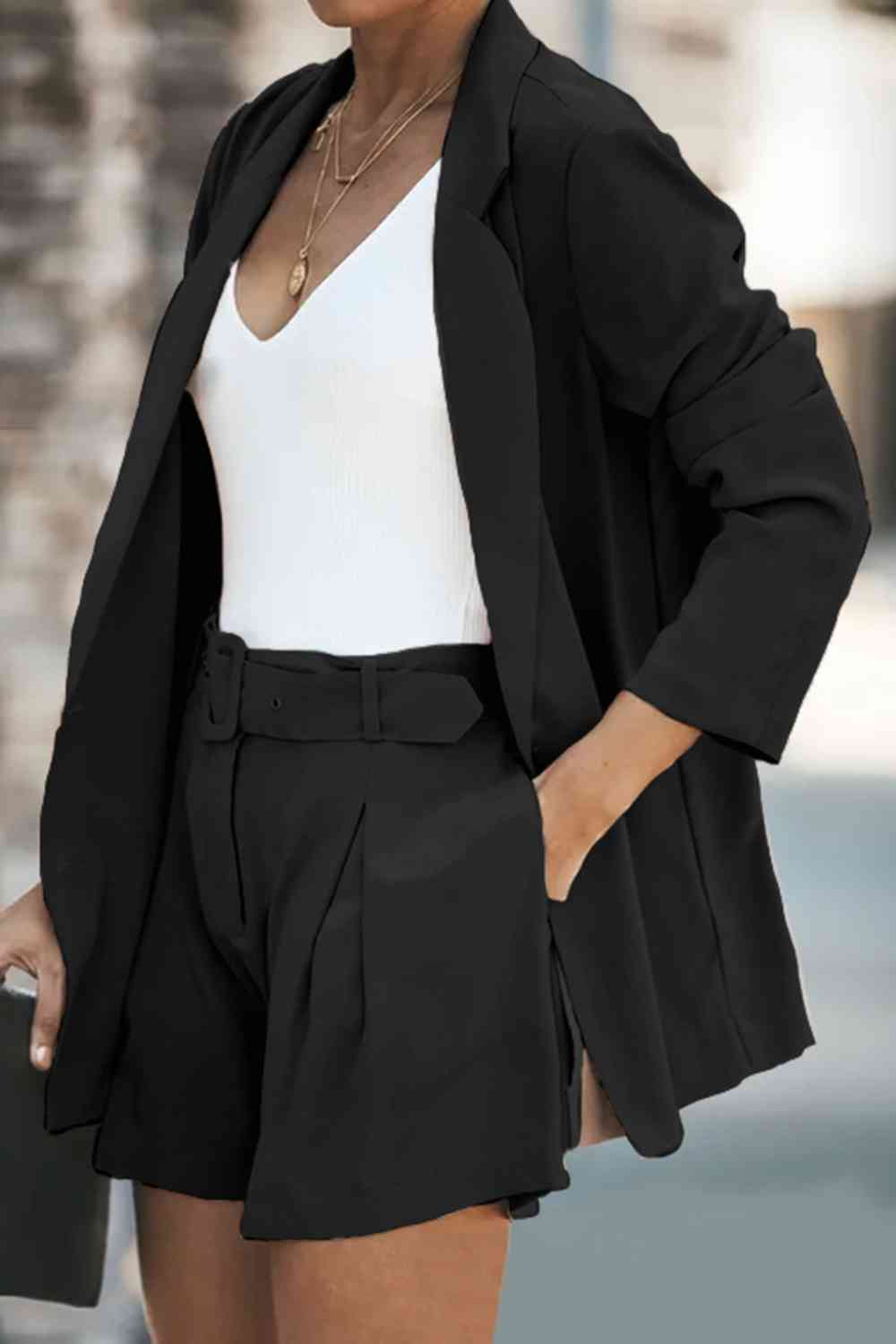 2 Classic Double Breast Suit w/ Shorts (S - 2X)