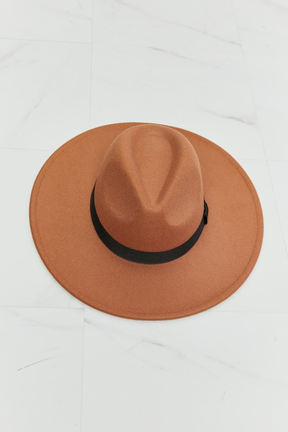 Classy Tan Fedora Hat