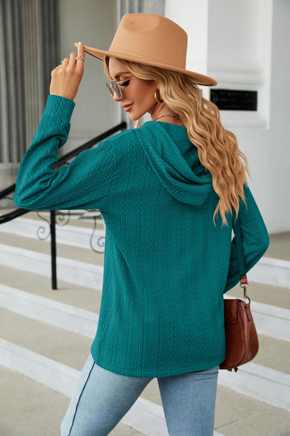 Comfy Cable Knit Hoodie (S - 3X)