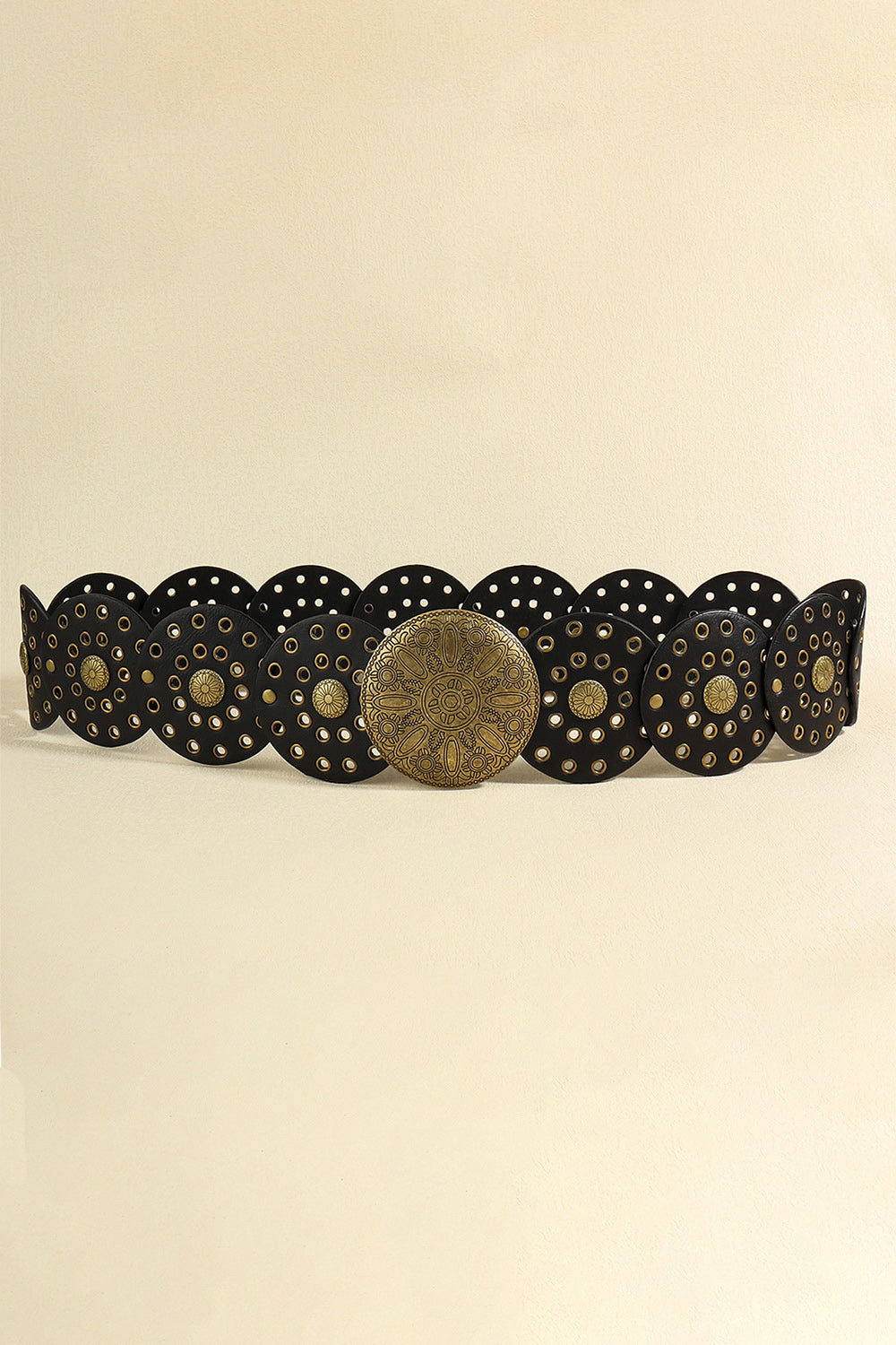 Zinc Alloy Vegan Disc Belt
