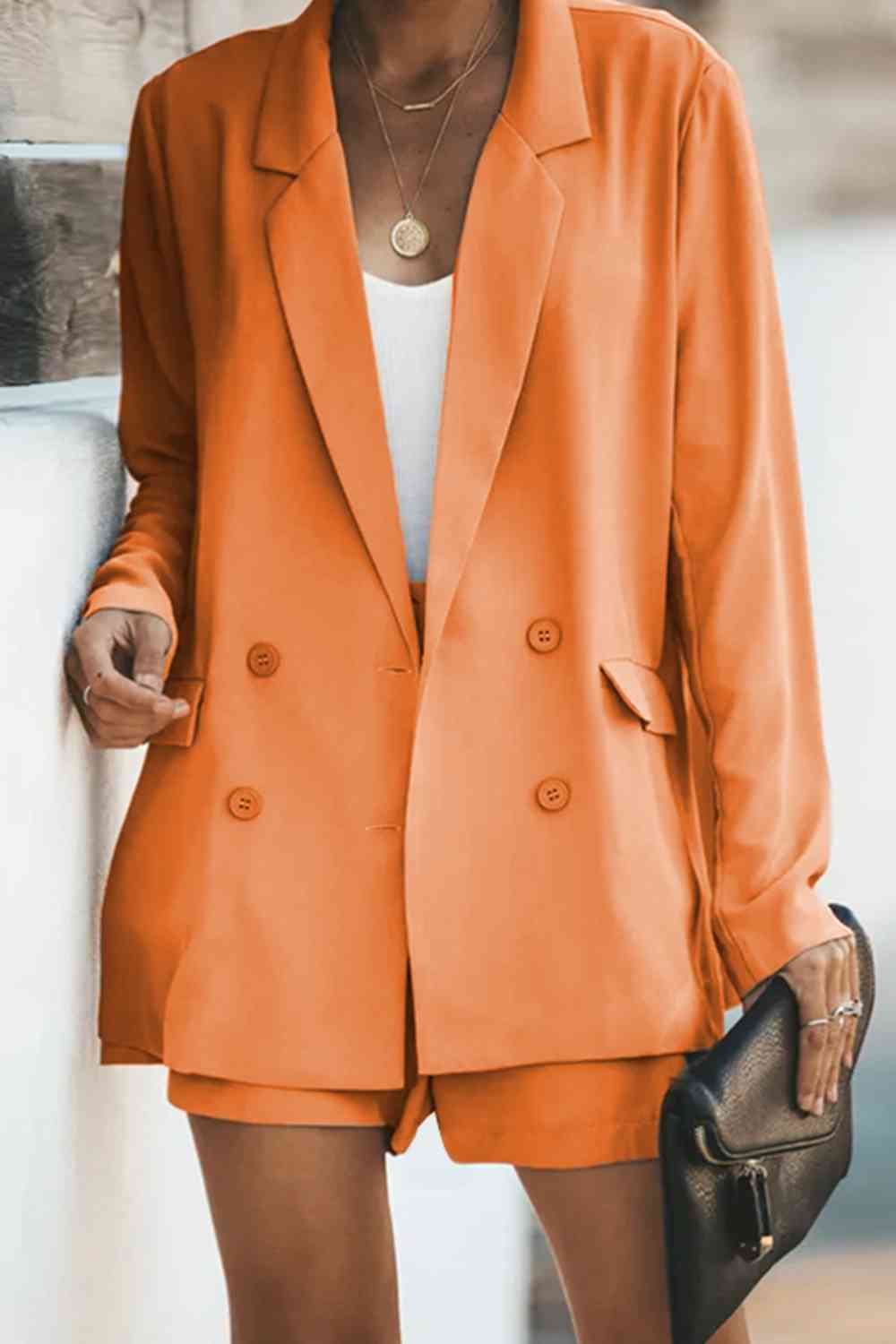 2 Classic Double Breast Suit w/ Shorts (S - 2X)