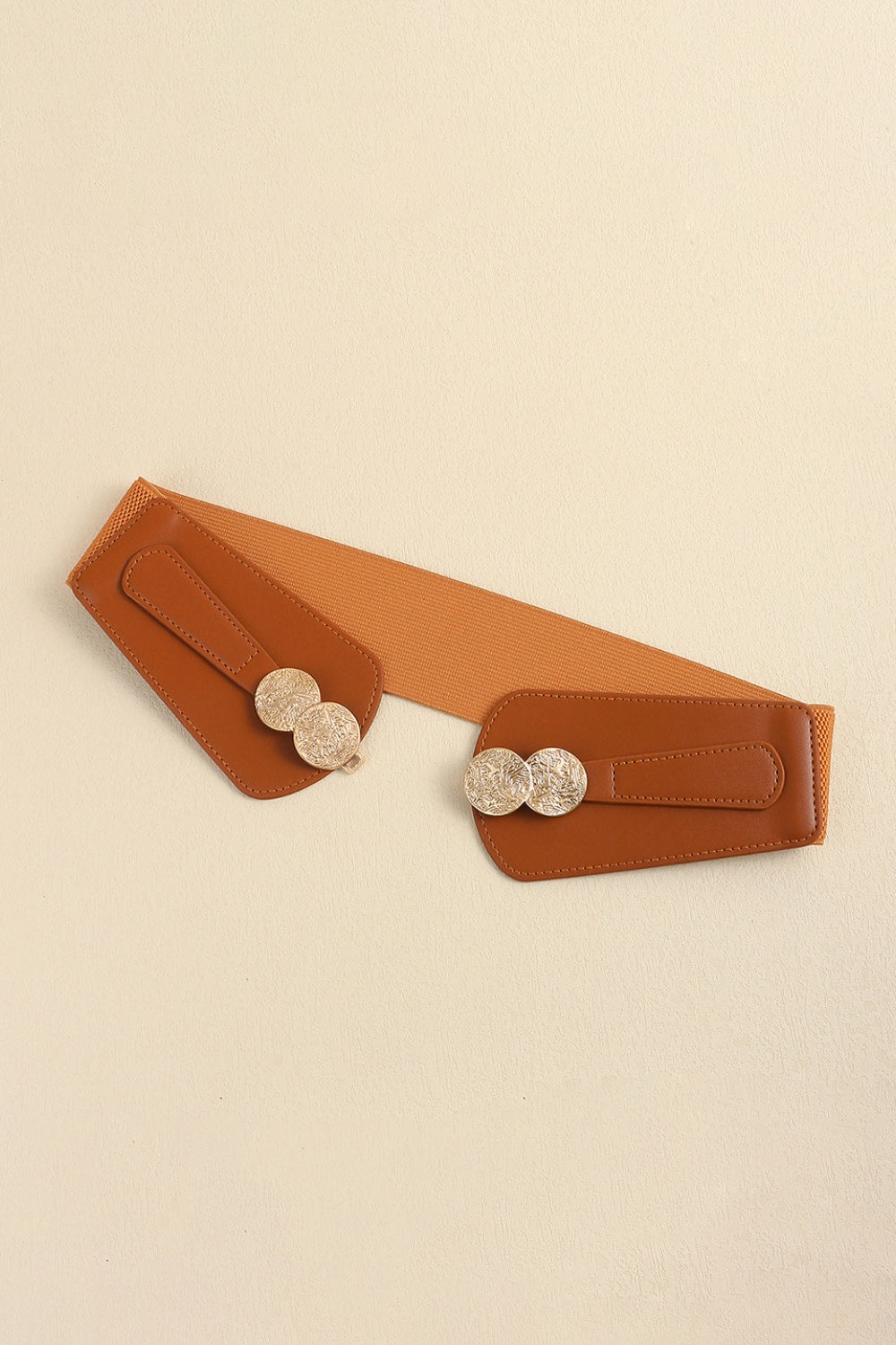 Vegan Buckle Elastic Belt ( 2 Colors)