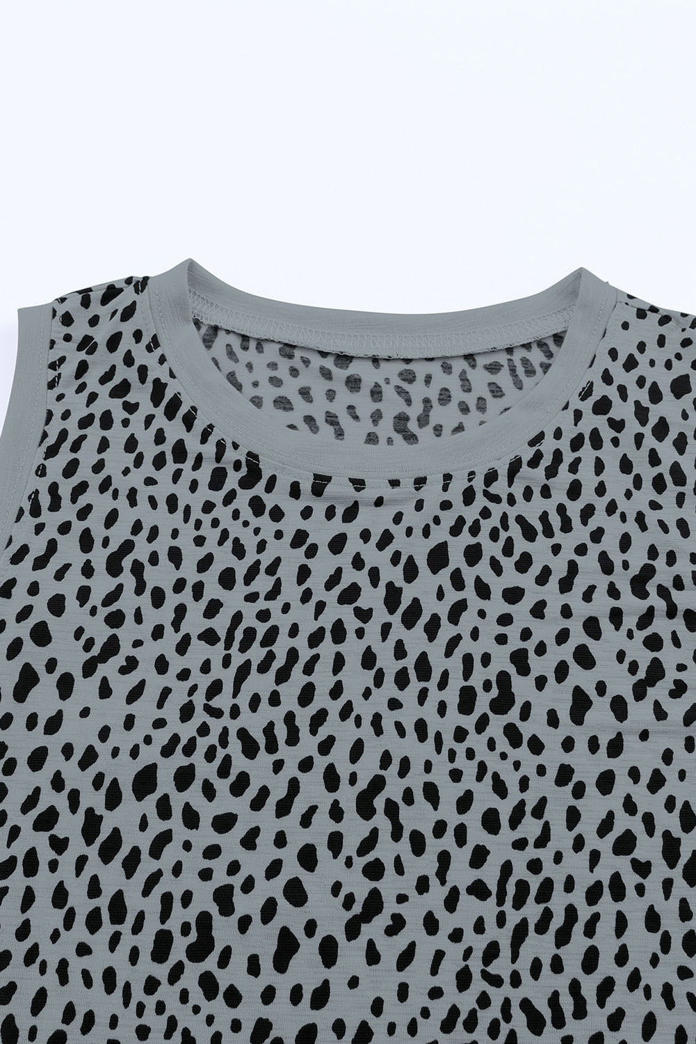 Dot Tunic Tank Shirt ( S - 2X / 5 Colors )