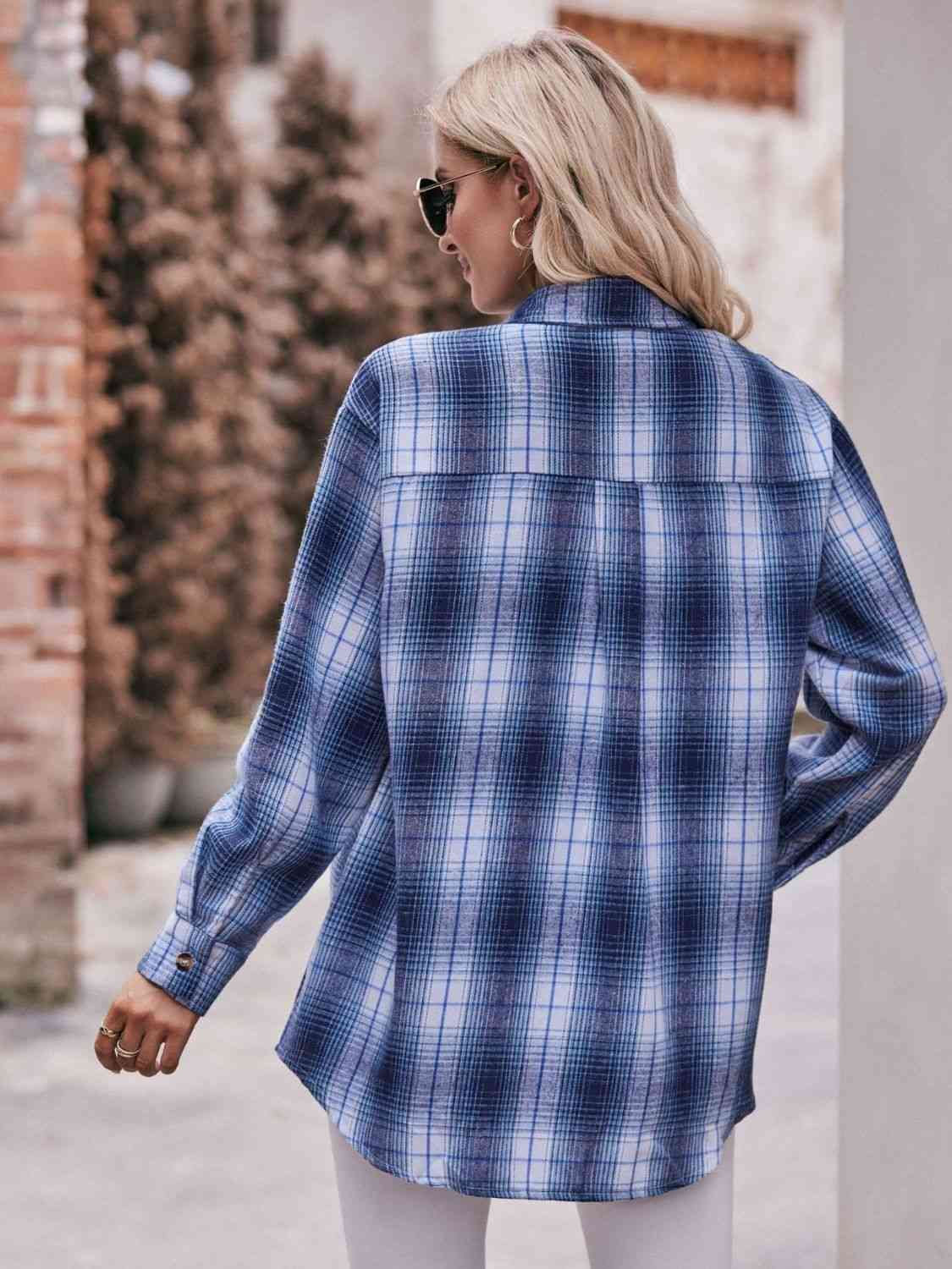 7 Comfy Plaid Boyfriend Shirt (S - 2X)