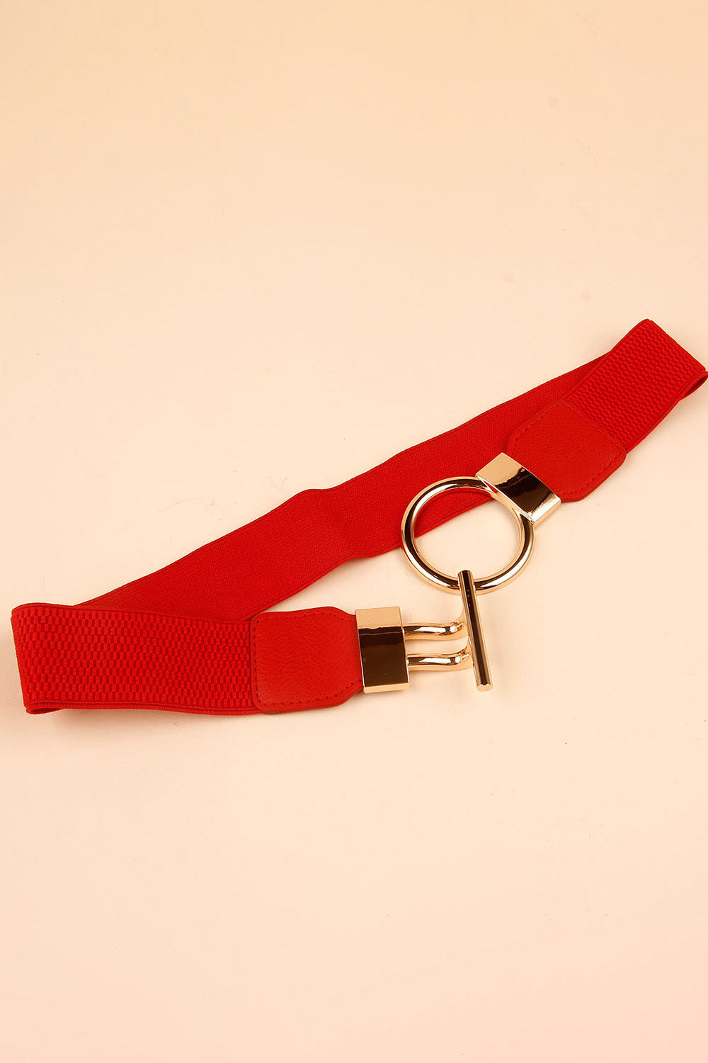 Circle Buckle Vegan Belt ( 3 Colors)