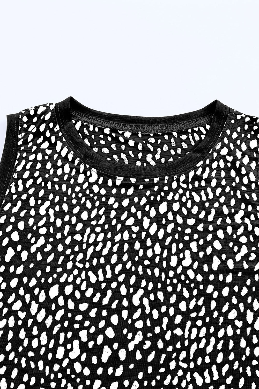 Dot Tunic Tank Shirt ( S - 2X / 5 Colors )