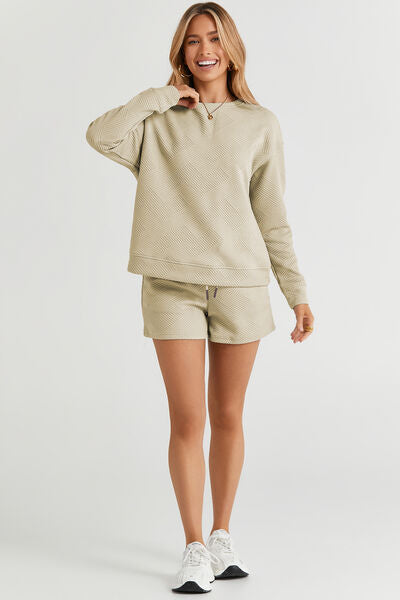 5 Comfy Textured Shorts Outfit (S - 2X)