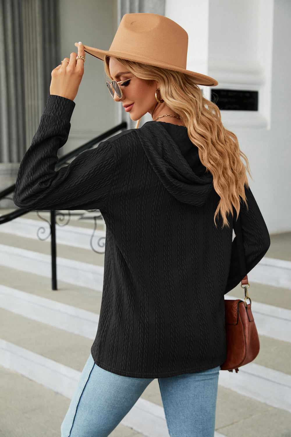 Comfy Cable Knit Hoodie (S - 3X)