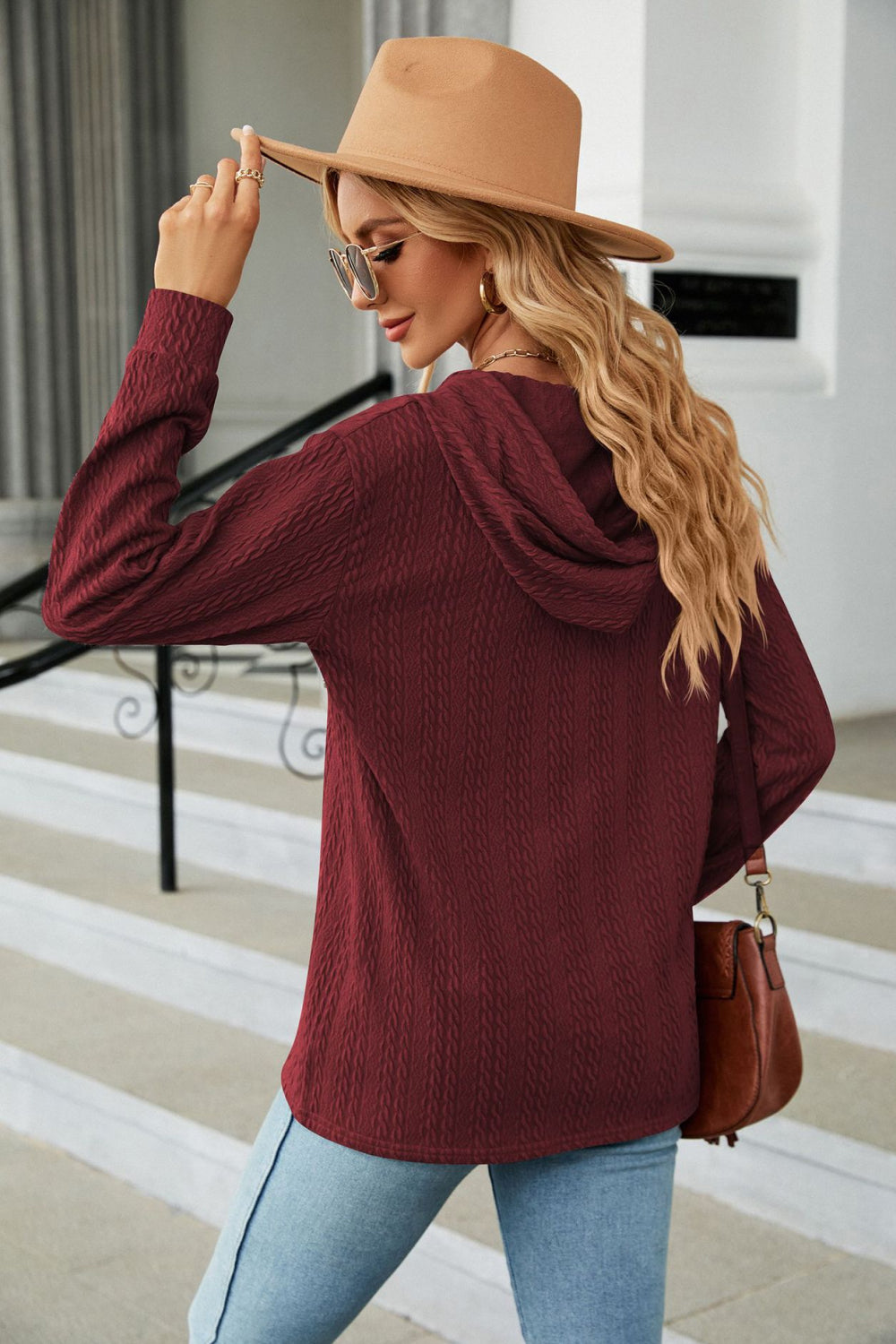 Comfy Cable Knit Hoodie (S - 3X)