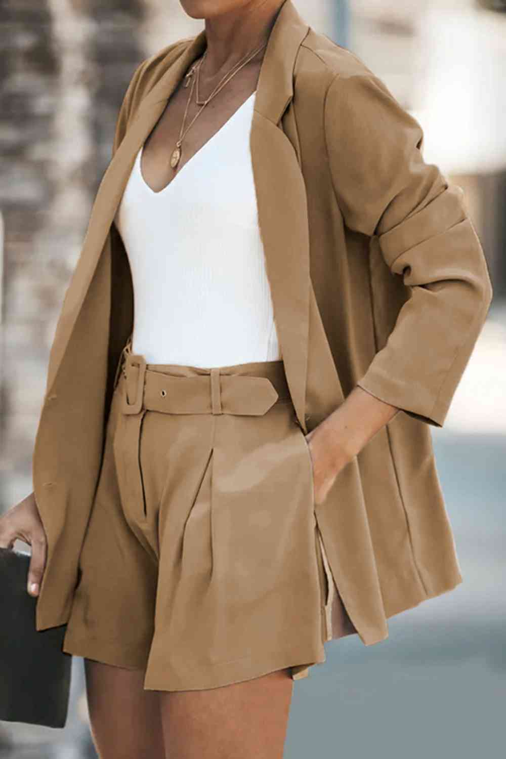 2 Classic Double Breast Suit w/ Shorts (S - 2X)
