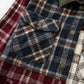 Stylish Plaid Colorblock Button-Up Shacket