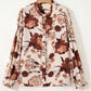 LaurenNichole Aura La’Vintage Floral Poet Sleeve Blouse – Romantic Button-Down Shirt