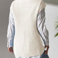 Classic Pearl V-Neck Sweater Vest in 5 Colors Onsize