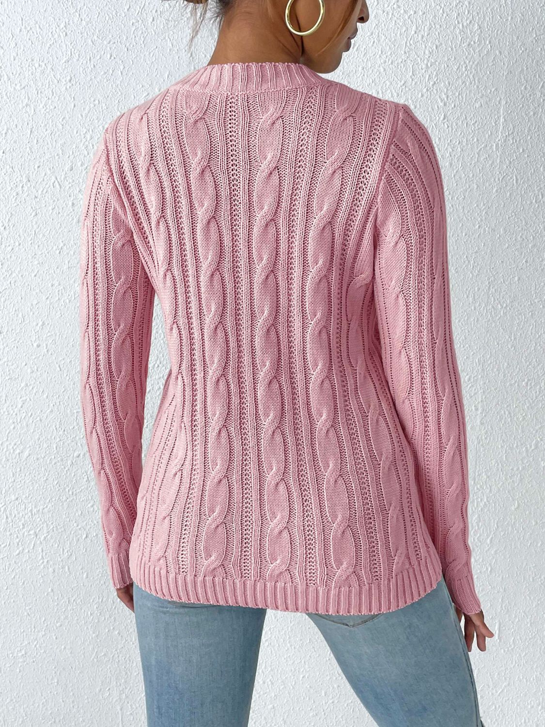 Classy Cable Knit Sweater in 4 Colors