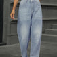 Classic Straight Jeans w/ Comfy Elastic Waist in 3 Colors