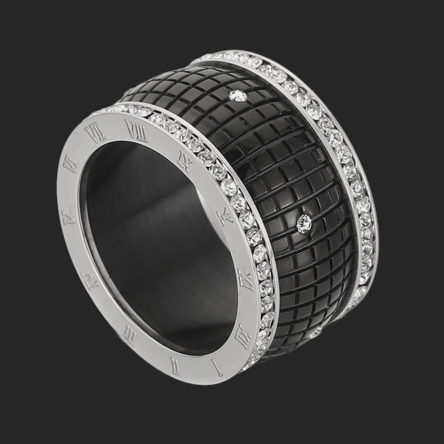 Luxurious Elegant Inlaid Rhinestone Ring