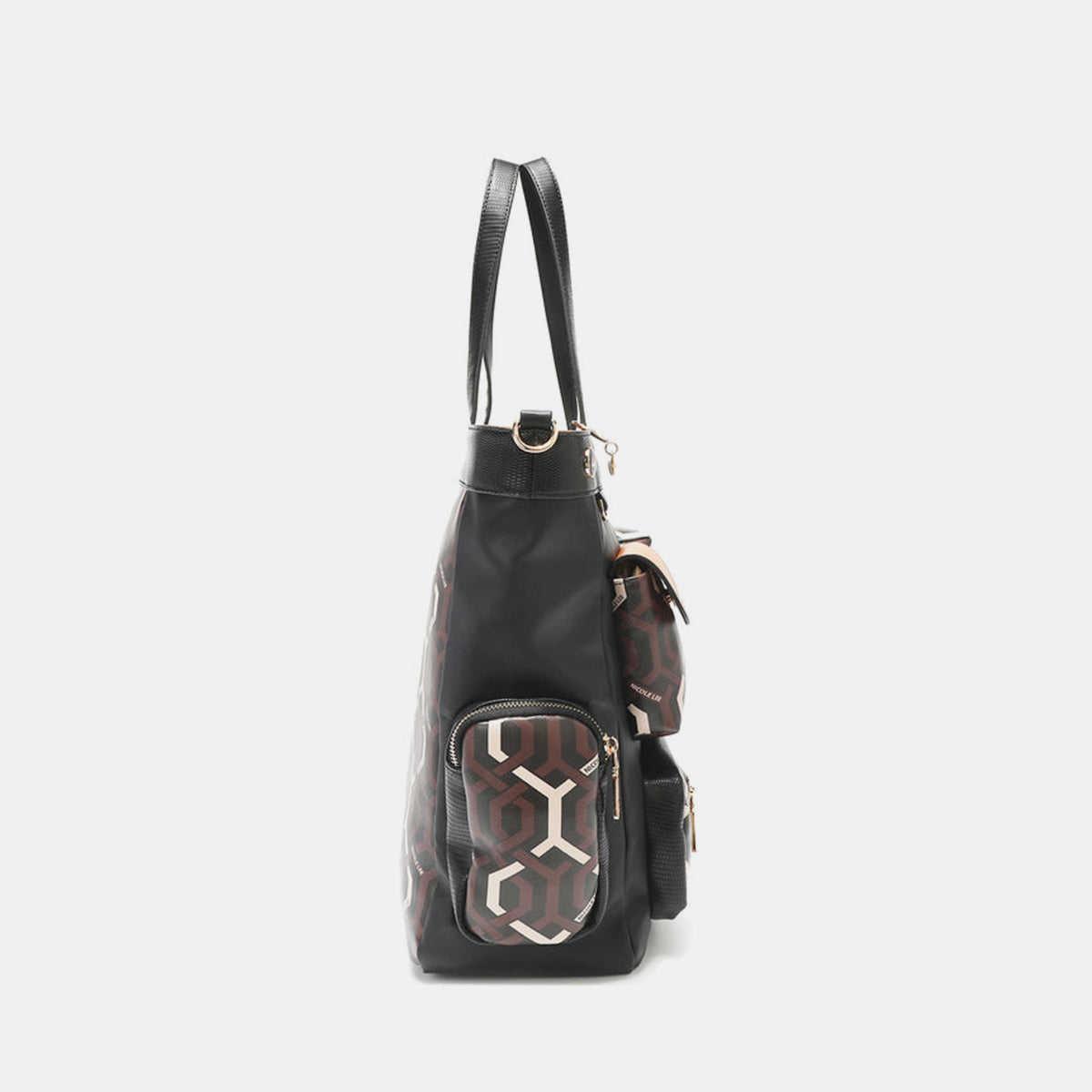 Luxurious Geometric Tote Handbag
