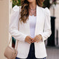 Elegant Puff Sleeve Collar Blazer