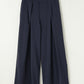 Classic Pleated Wide-Leg Trousers