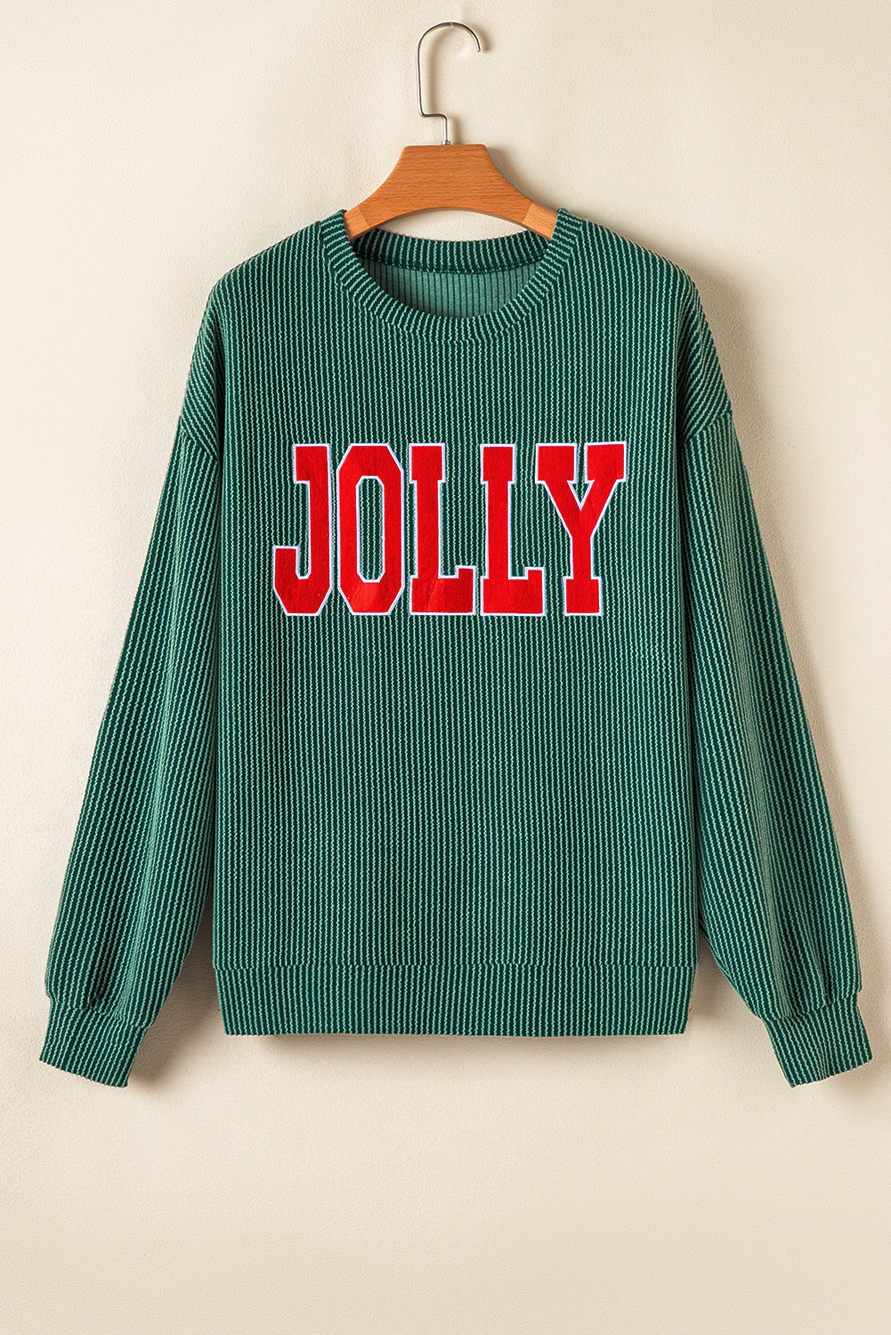 Cozy Ribbed Knit Christmas Outfits in 2 Colors