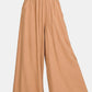 Elegant Tailored Linen Wide Leg Pants