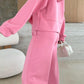 Daydream in Pink Cropped Hoodie Wide Legged Sweatsuit at LaurenNichole