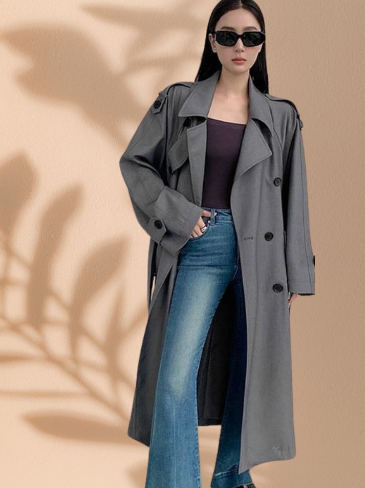 Luxurious Oversized Double Breasted Coat (S - 2X) in 2 Colors