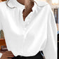 Mock Neck Button Front Shirt