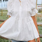 Elegant Tailored Peplum Ruffle Sleeve Shirt